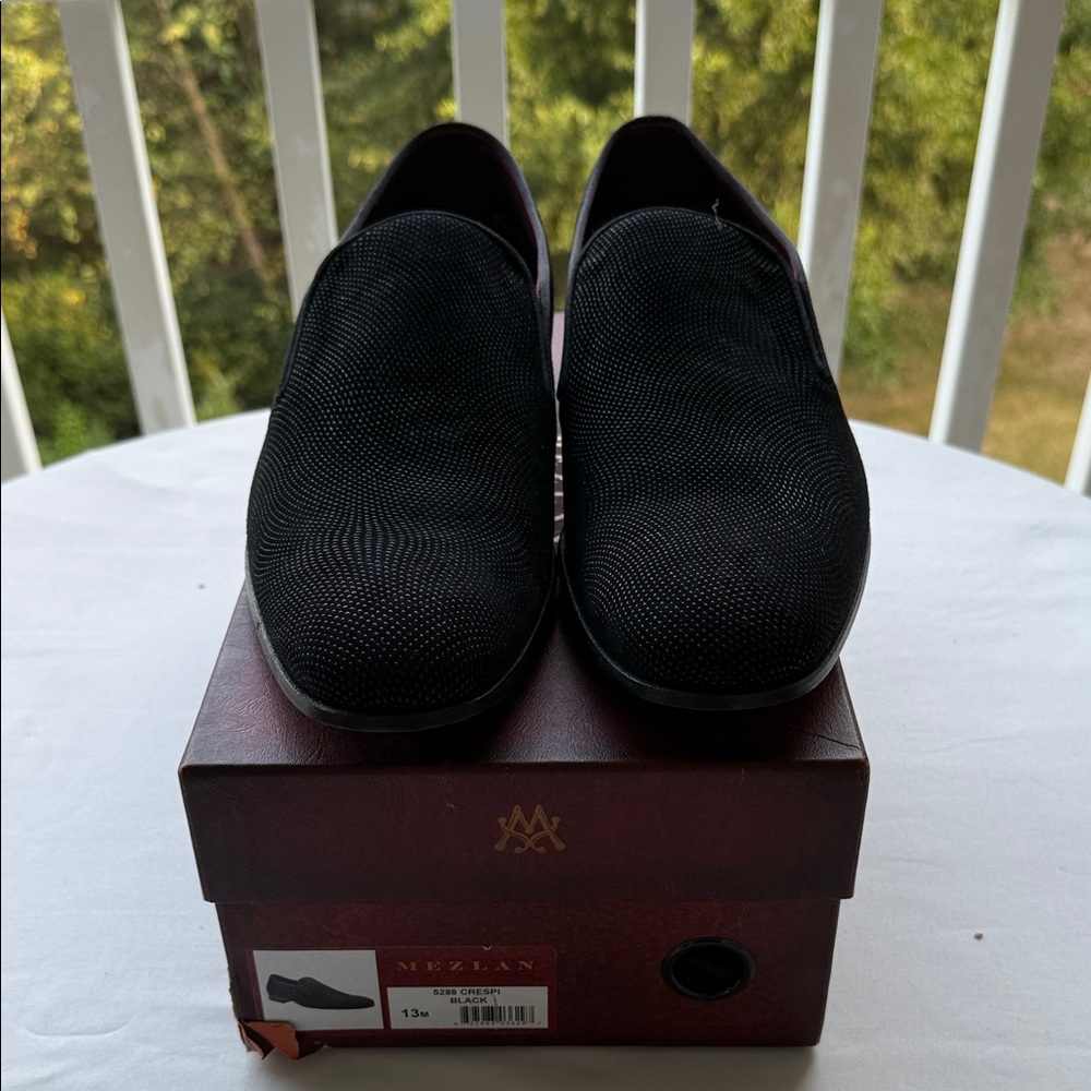 Mezlan Crespi Black Men's Dress Loafer